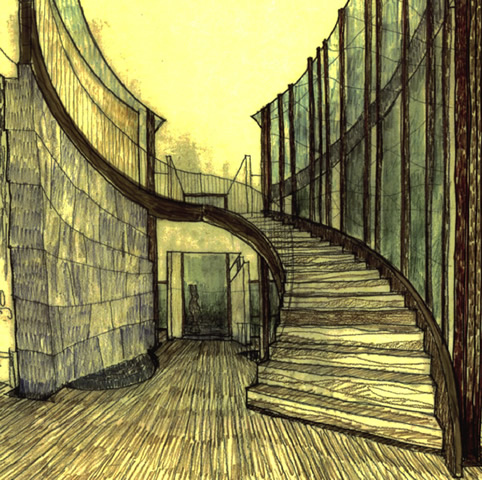 Joffe stairway sketch